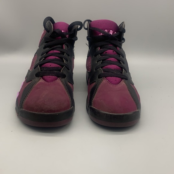 Air Jordan 7 Retro Mulberry (GS) Size 5.5 (7 Women) Purple Basketball Shoes - Picture 3 of 8